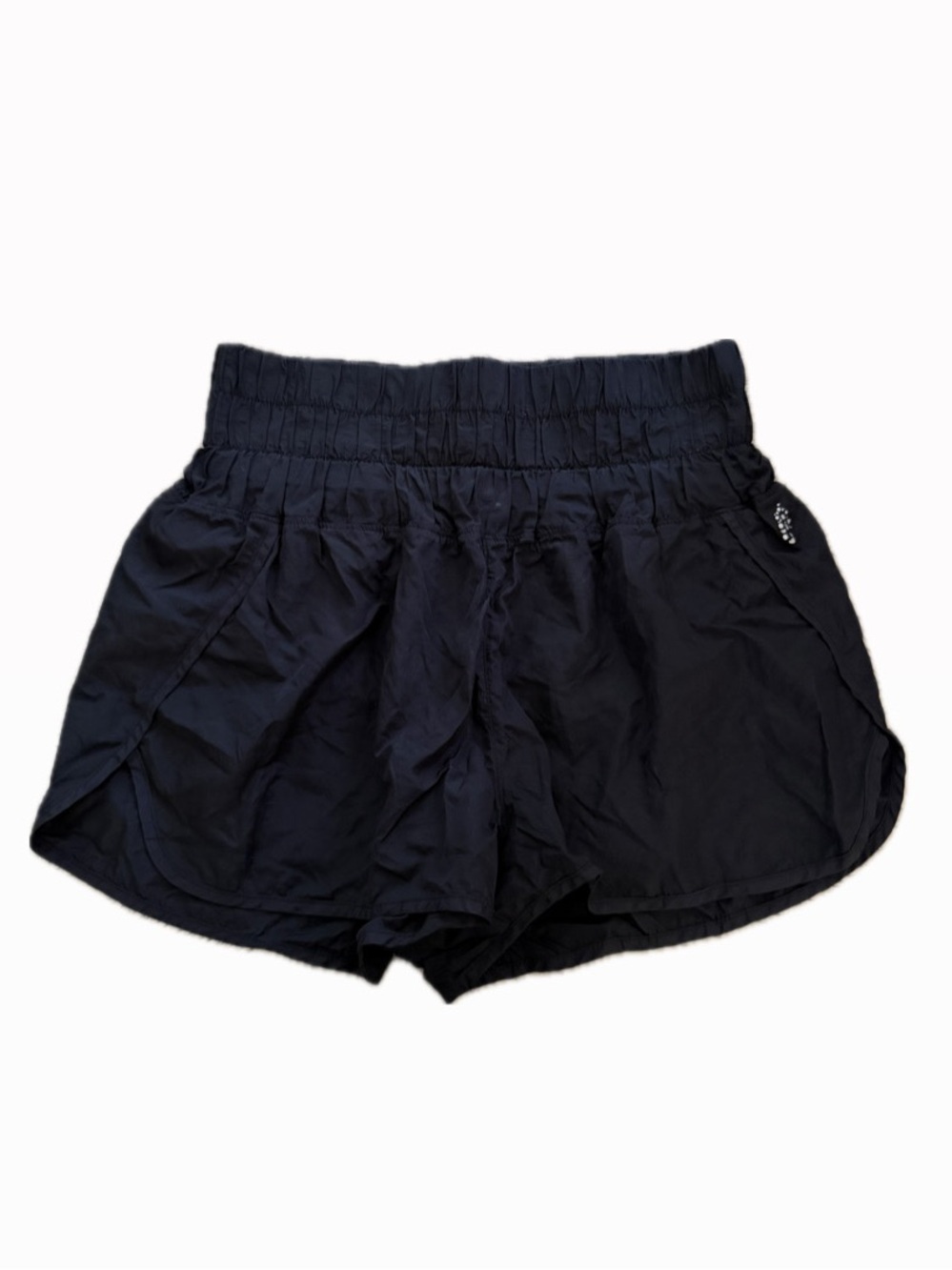 FP MOVEMENT WOMEN L THE WAY HOME ATHLETIC LIGHTWEIGHT RUNNING SHORTS BLACK - Picture 4 of 7